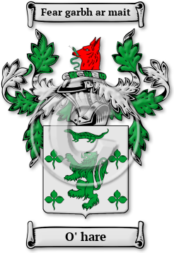 O' hare Family Crest Download (jpg) Legacy Series - 150 DPI